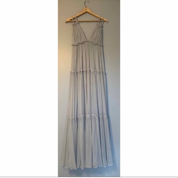 Anthropologie BHLDN Formal Dress - Aqua - Size 6 - Picture 2 of 4